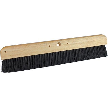 The Brush Man 24 in Concrete Finishing Brush, Black Poly Fill, 6PK CF24